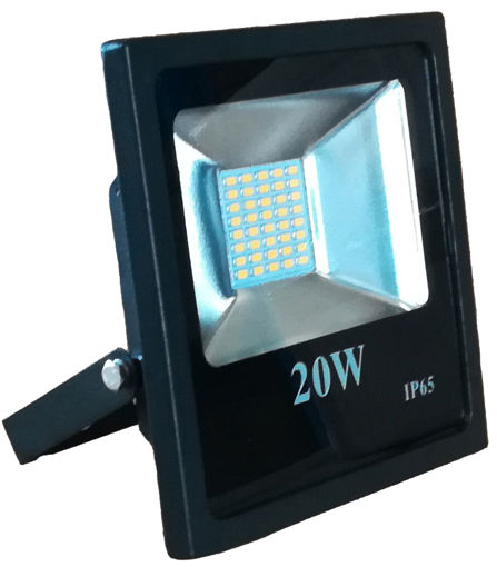 Προβολέας LED SMD 20W 2700K Mαύρος-100890