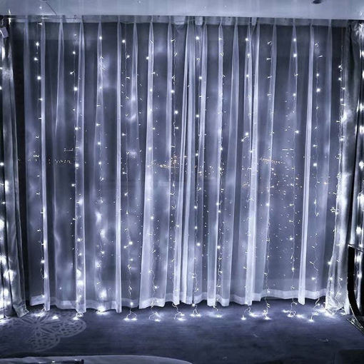 Εικόνα από Κουρτίνα LED 300L ALL FLASH 2x2,5m με επέκταση (max2) Ψυχρό