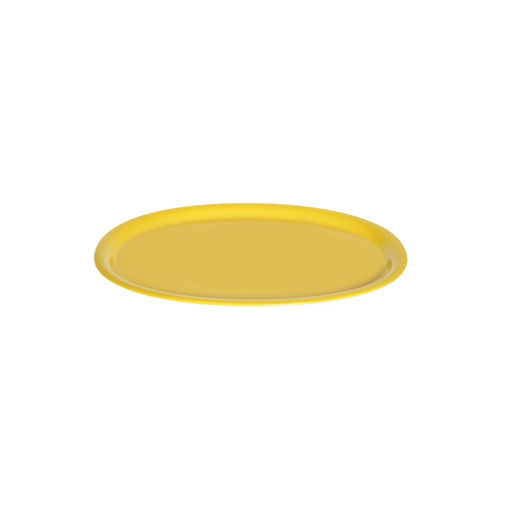 Δίσκος Οβάλ 29,5x21cm Κίτρινος-407301