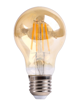 Picture of Λάμπα LED A60 FIlament 8W E27 Amber 2700Κ Dimmable
