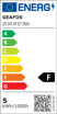Εικόνα από Λάμπα LED G45 6W E27 3000K ELITE