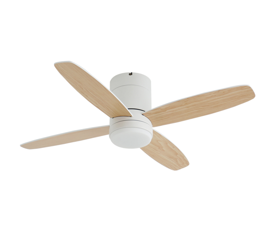 Εικόνα από Ανεμιστήρας Οροφής Mare  52'' LED 18W τηλεχ/μενος ανοιχτόχρωμα φτερά