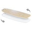 Εικόνα από Ανεμιστήρας Οροφής Mare  52'' LED 18W τηλεχ/μενος ανοιχτόχρωμα φτερά