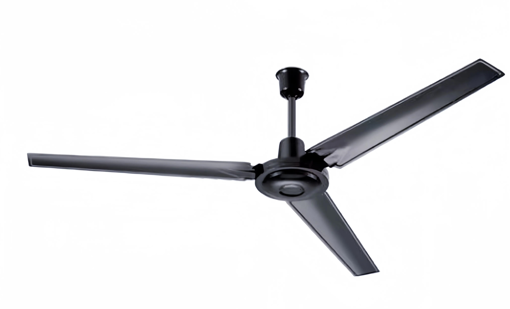 Εικόνα από Ανεμ. Οροφής Βιομηχανικός 56'' 75W Μαύρος