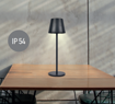 Εικόνα από Επαναφορτιζόμενο LED φωτιστικό 3W IP54 CCT Μαύρο
