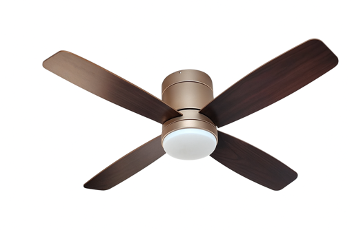 Εικόνα από Ανεμιστήρας Οροφής Mare 52'' LED 18W τηλεχ/μενος Rose Gold ιστός με διπλής όψεως  φτερά