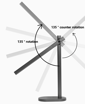 Picture of Φωτιστικό γραφείου LED 10W ανθρακί 2800-6500Κ