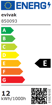 Εικόνα από Tαινία LED COB 12W/m 24V 480L/m 8mm 3000K 5m