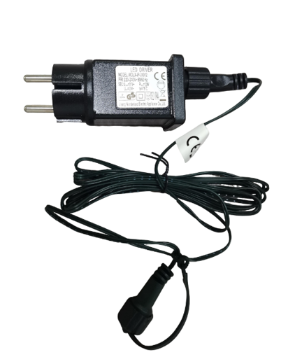 Εικόνα από Τροφοδοτικό 12W 31V με 7 προγράμματα + σταθερό για λαμπάκια LED IP44