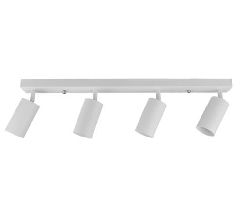 Picture of Σποτ τετραπλή μπάρα Dario 4xGU10 Φ55mm Λευκό