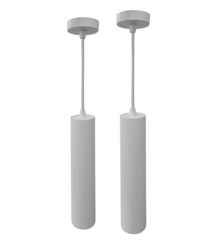 Εικόνα από Κρεμαστό φωτιστικό σποτ Viola GU10  Φ55x300mm Λευκό