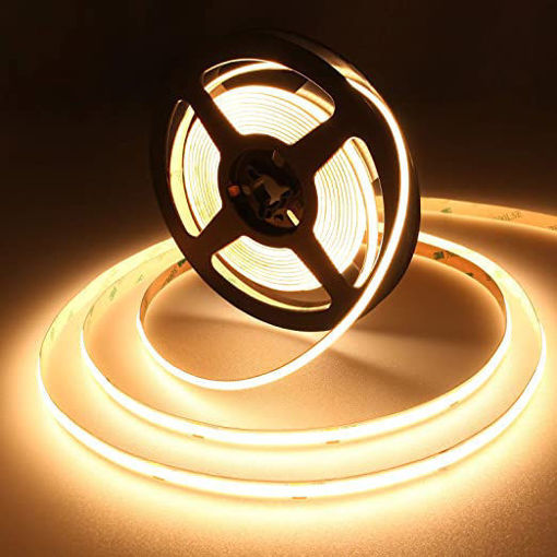 Εικόνα από Tαινία LED COB 10m IP20 12W/m 24V 480L/m 8mm 4000K