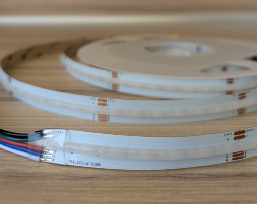 Εικόνα από Tαινία LED COB 5m IP20 RGB+4000K 19W 24V 784L/m 12mm