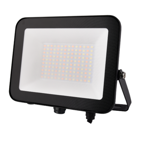 Εικόνα από Προβολέας LED CCT 25W-35W-50W Μαύρος με ματ αντιθαμβωτικό  γυαλί