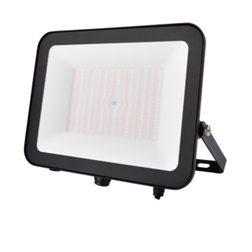 Εικόνα από Προβολέας LED CCT 50W-75W-100W Μαύρος με ματ αντιθαμβωτικό  γυαλί