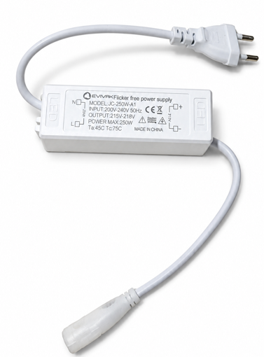 Εικόνα από Flicker free Τροφοδοτικό 250W/220V για ταινία έως 25m