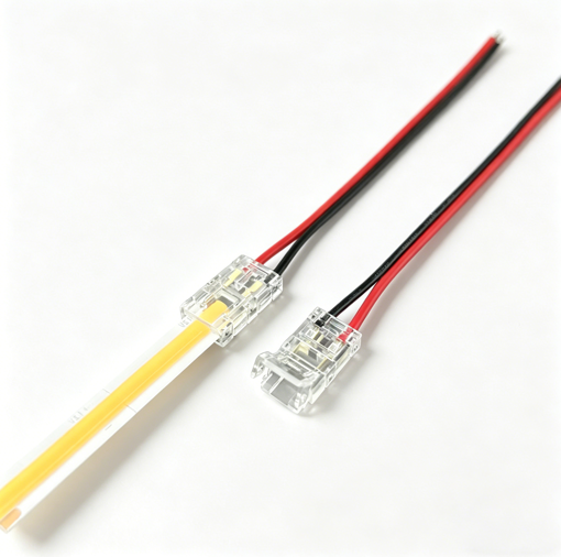 Εικόνα από Connector με καλώδιο για μονόχρωμη ταινία COB ή SMD (10mm)